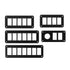 Kohree aluminum blank rocker switch panel