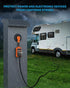Camper 50 amp surge protector protect power and electronic devices from lightning strikes