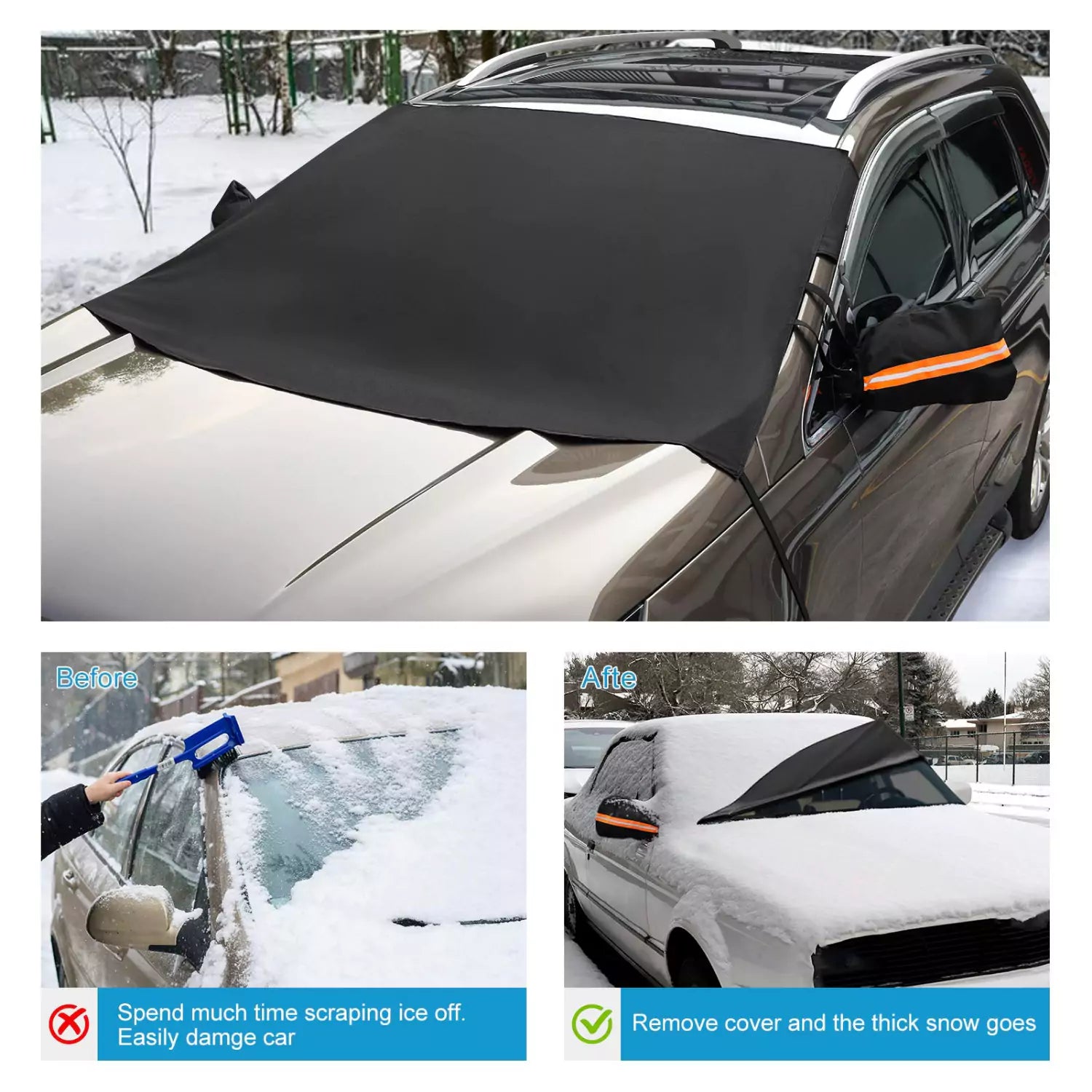Car front shield cover