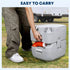 Easy to carry portable toilet porta potty