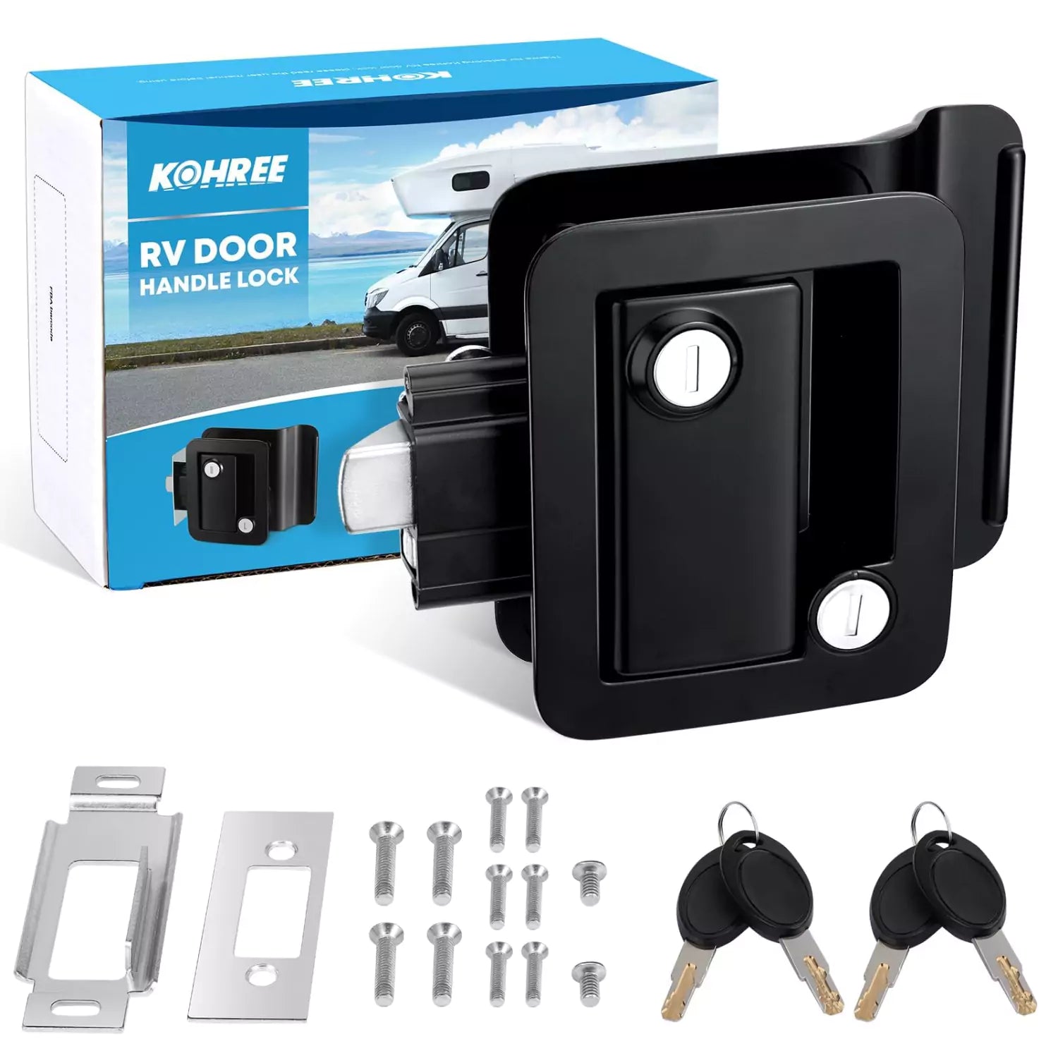 Black rv locks
