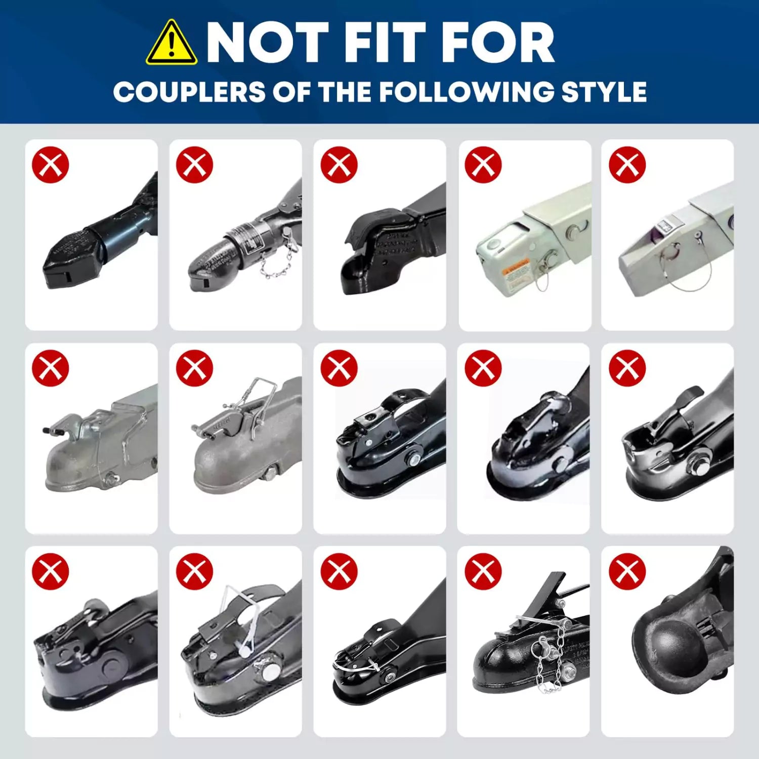 Heavy Duty Trailer Coupler Lock