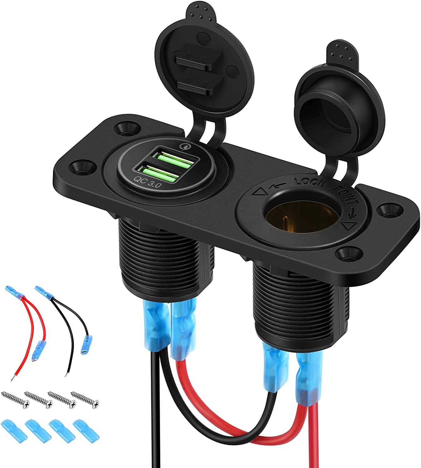 Power Your Marine Adventures with Kohree 12V Outlet with USB