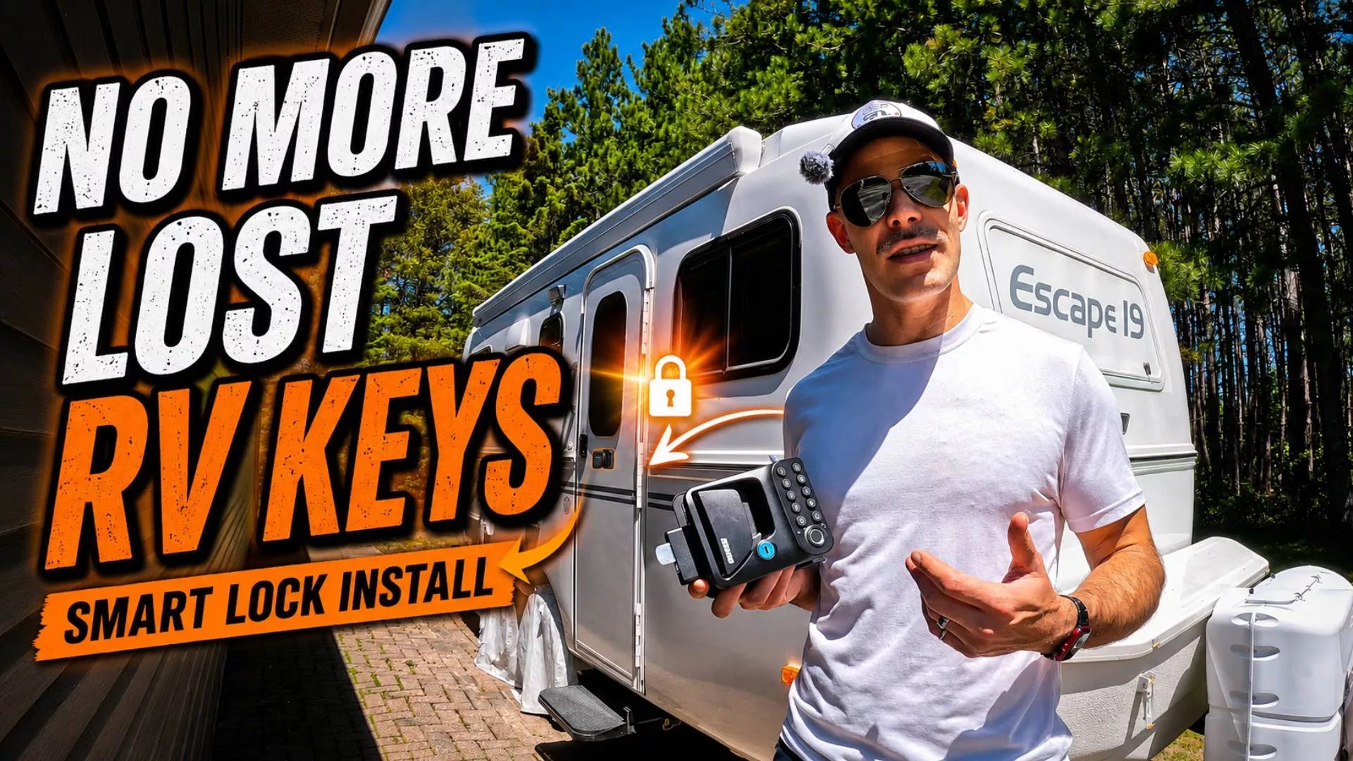 How to Install the Kohree 4-in-1 RV Keyless Entry Door Lock