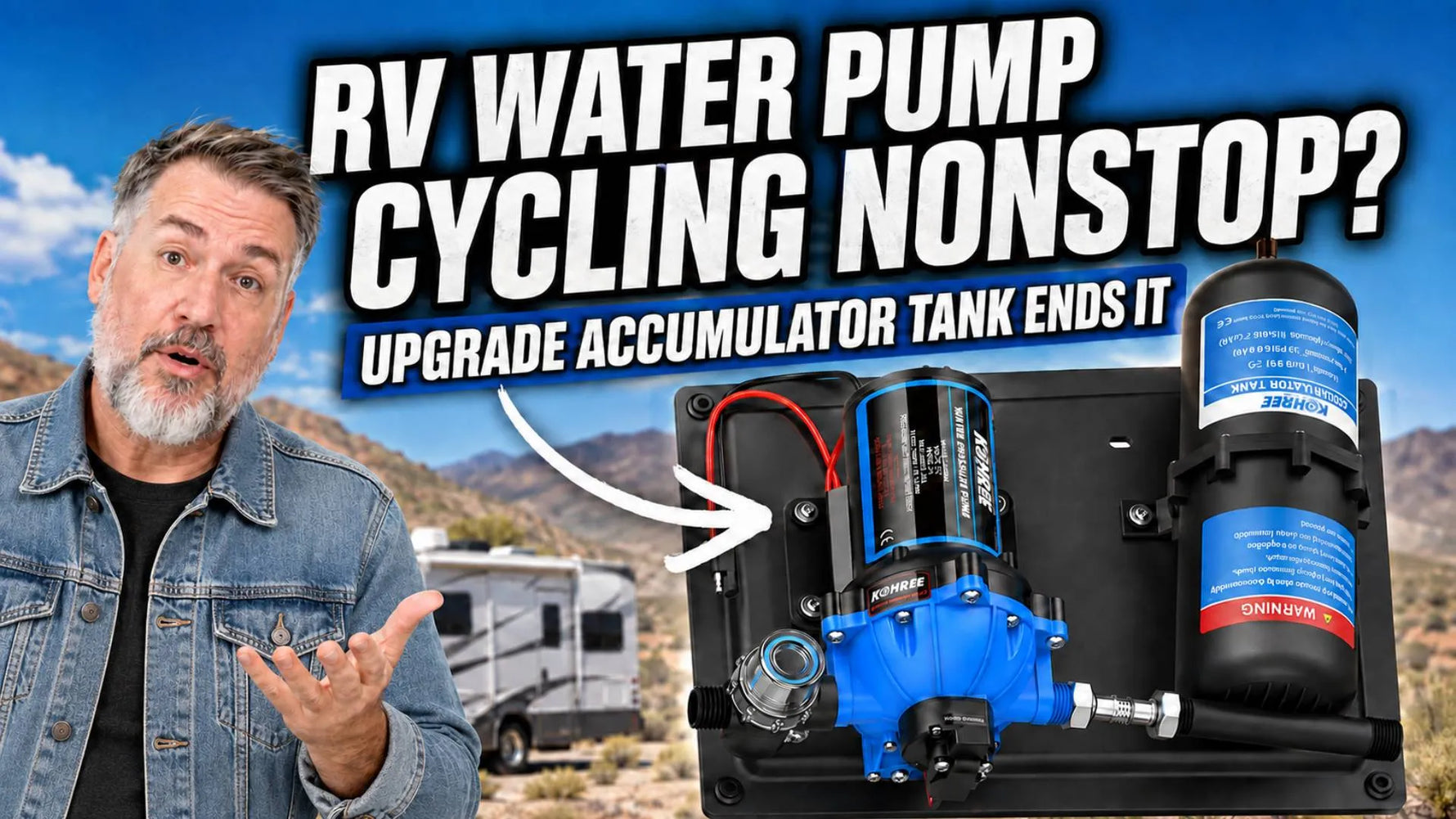 RV Water Pump Buying Guide: Why an Accumulator Tank Can Transform Your Water System