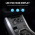 LED voltage display 3 in 1 car charger cigarette lighter adapter