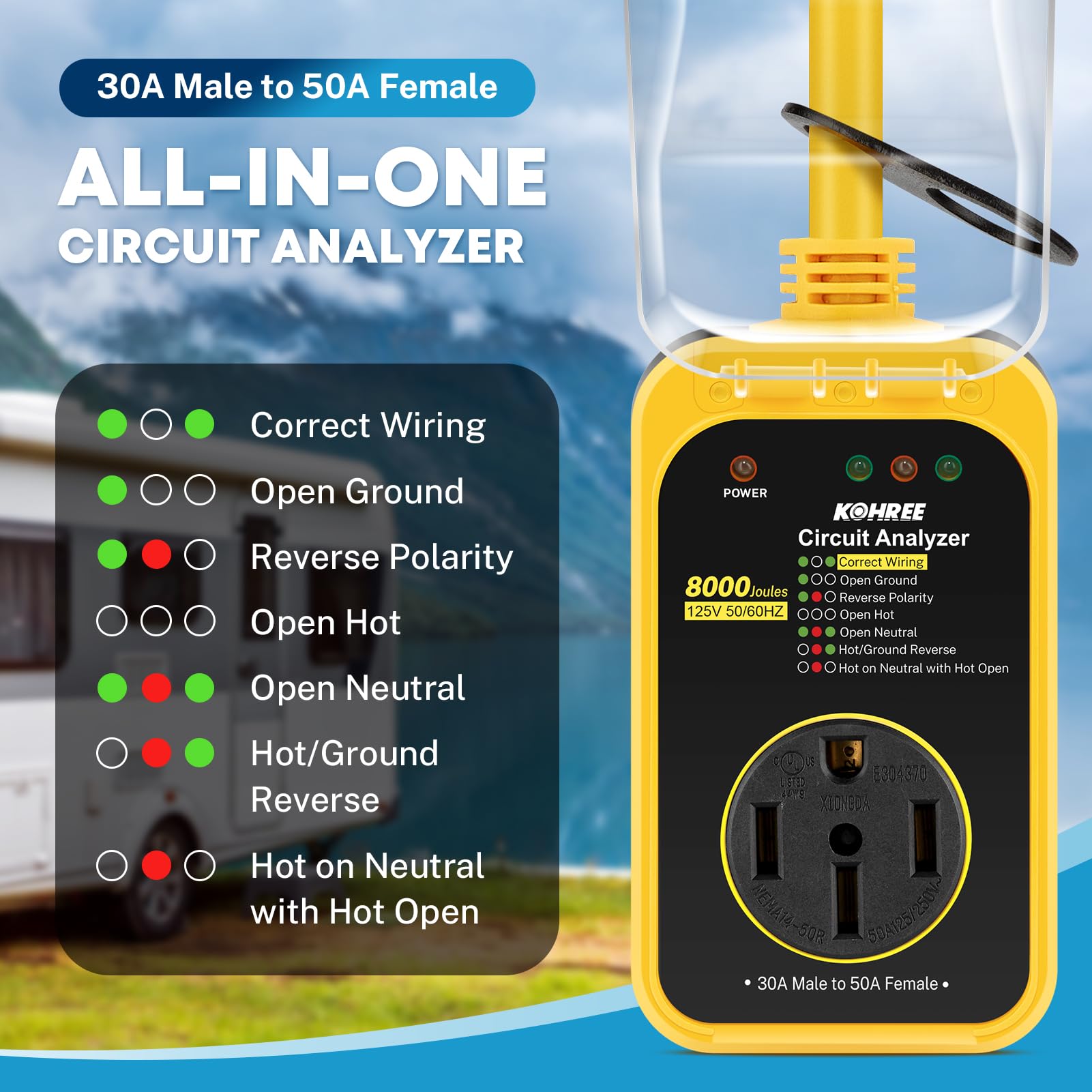 30 amp male to 50 amp female