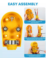 Easy assembly 30 amp rv plug replacement