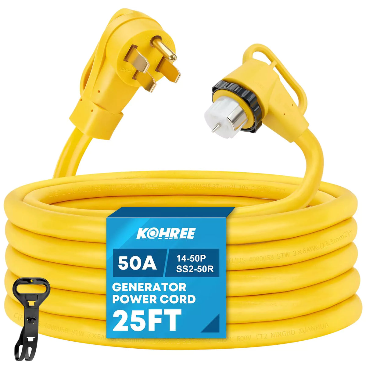 Kohree 50 amp generator cord 25 ft