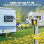 50 to 30 amp camper adapter compatible with rvs, campers, trailers, motorhomes, caravans