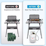 6 feet propane adapter hose usage comparison