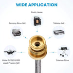 Wide application for 6 feet rv propane hose