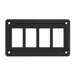 Plastic blank switch panel 4 gang