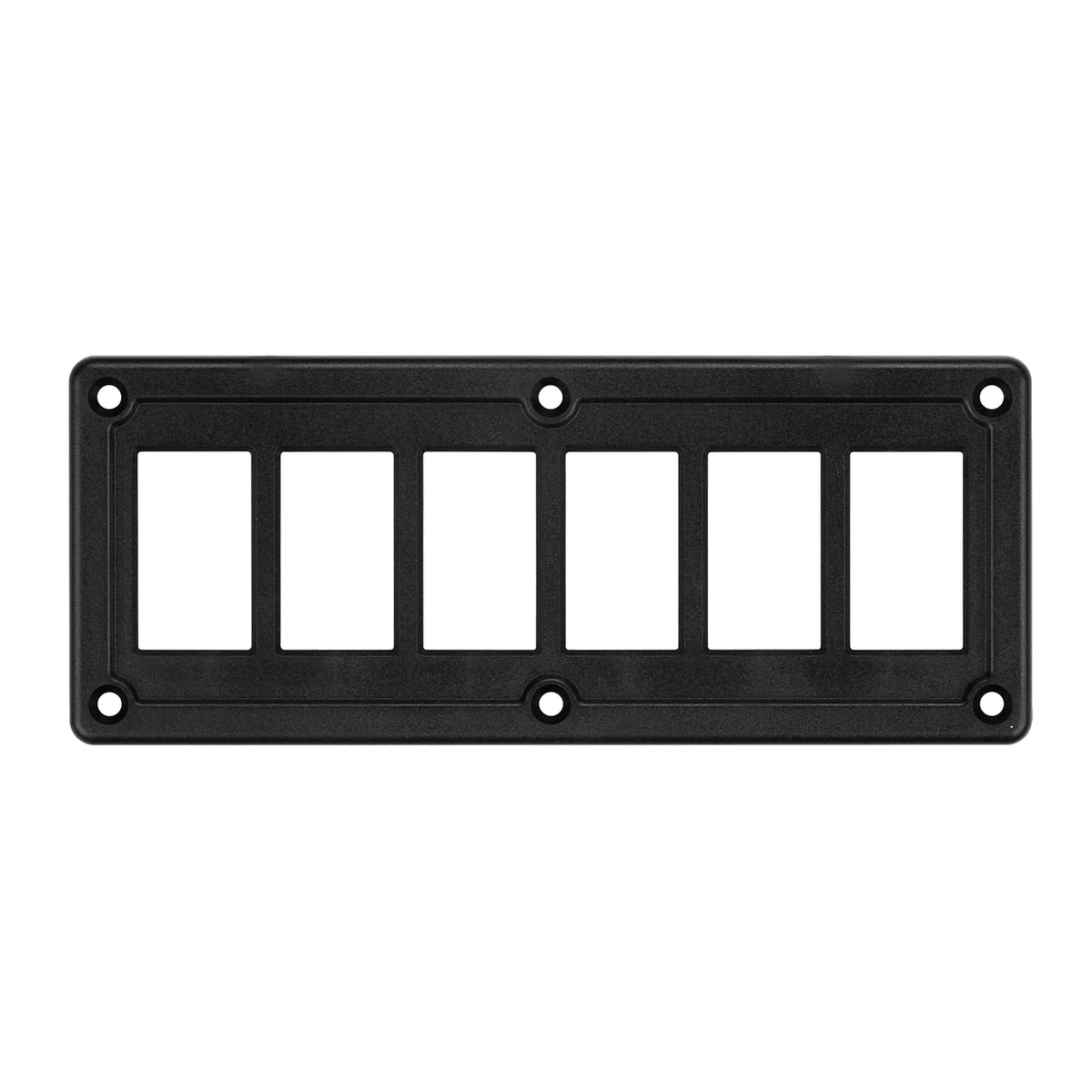 Plastic blank switch panel 6 gang
