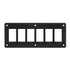 Plastic blank switch panel 6 gang