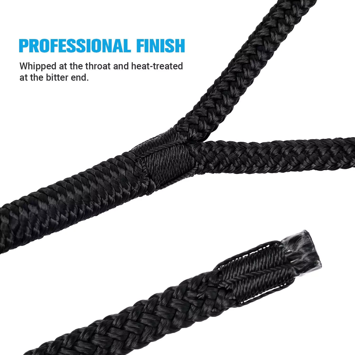 Professional finish boat docking line