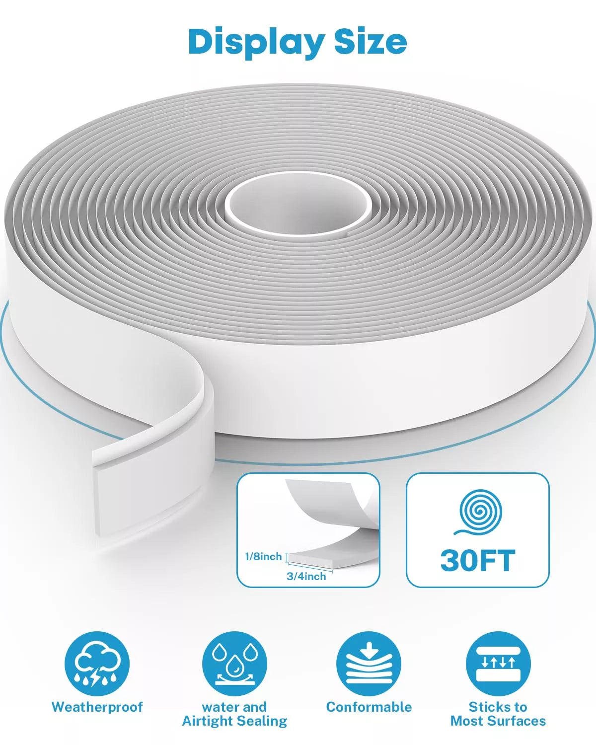 Kohree butyl tape for rv windows size