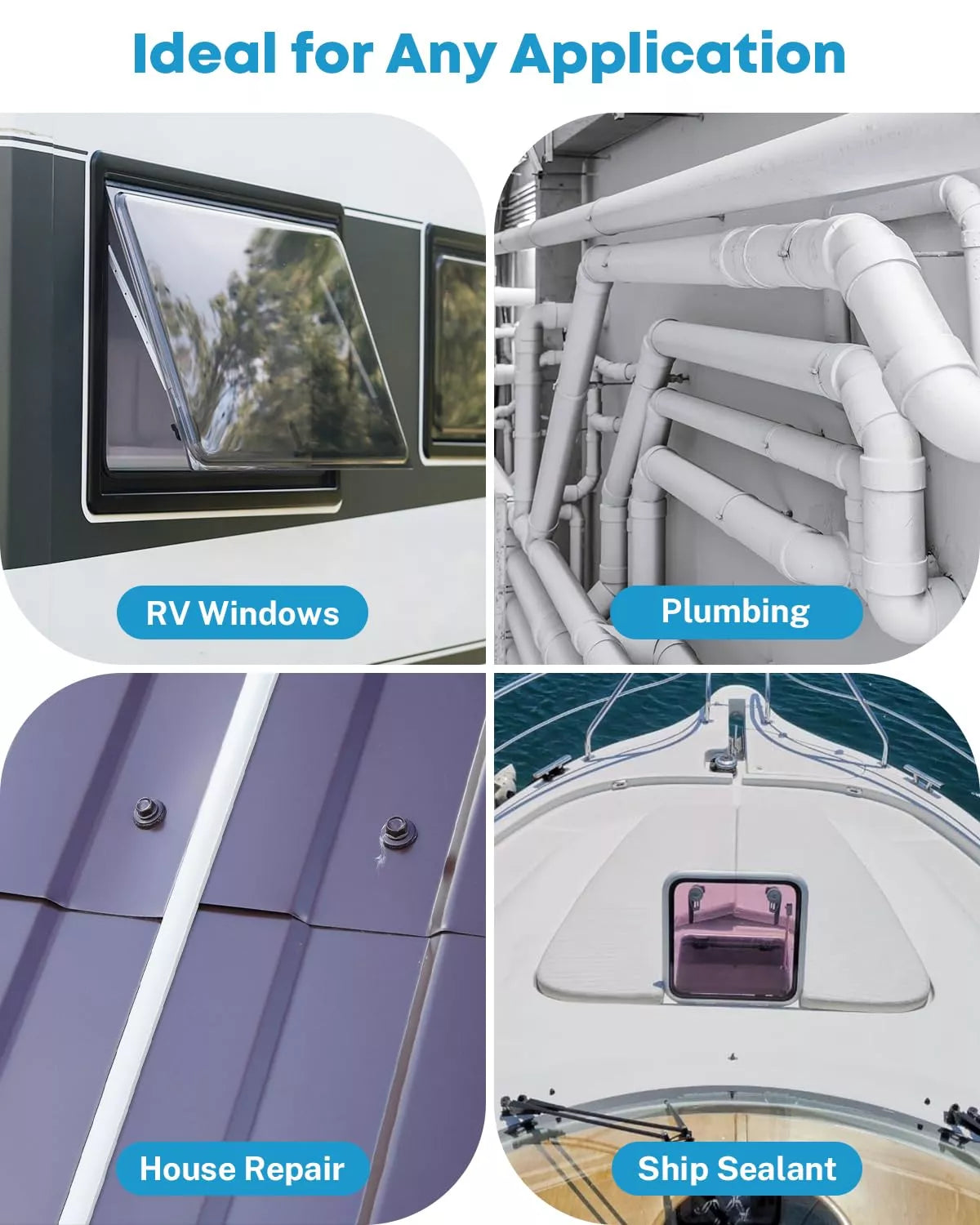 Butyl window tape application