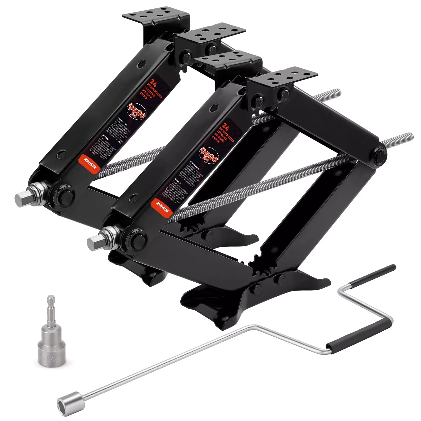 Kohree camper jack stabilizer 9500 lbs 2 pack