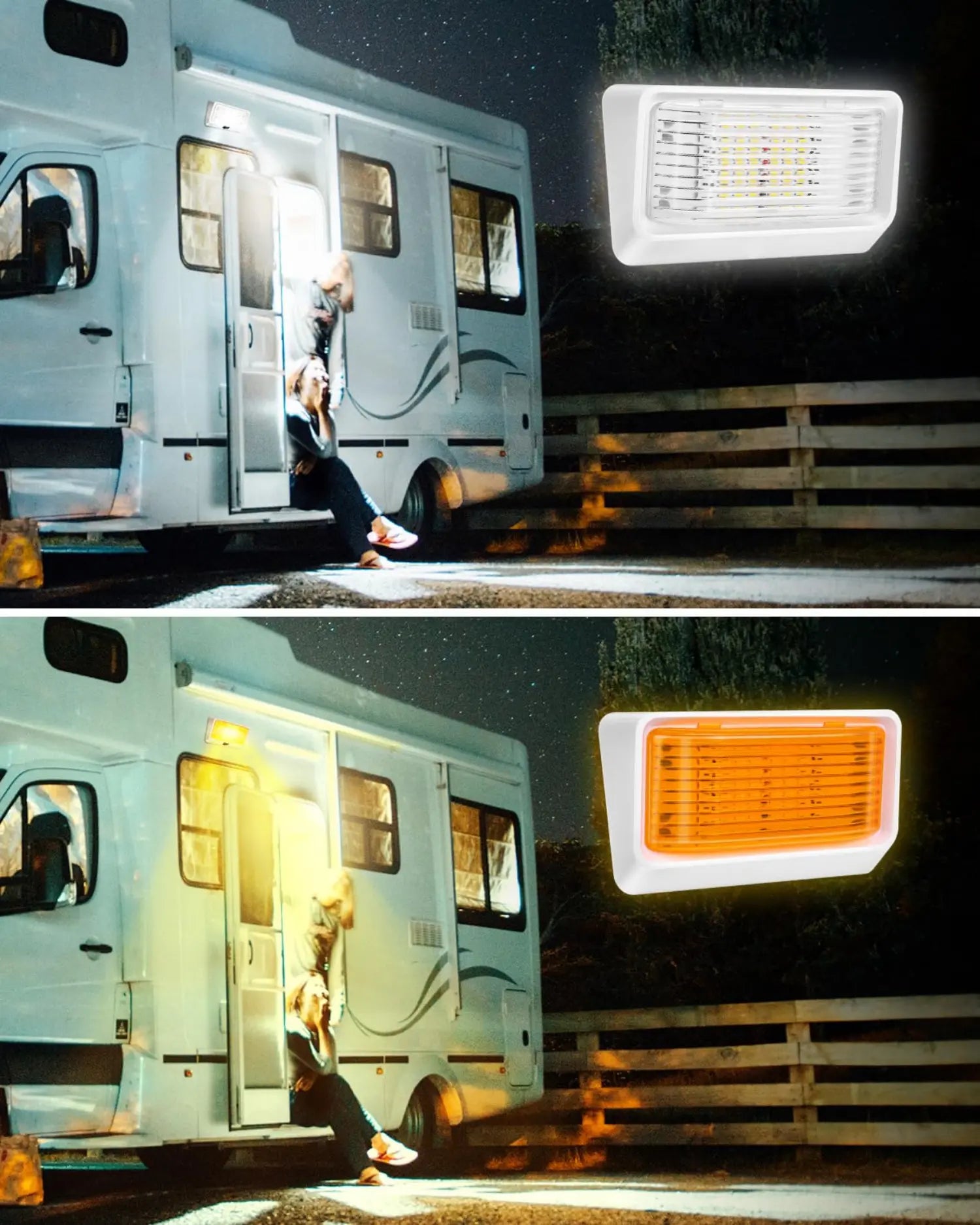camper porch light replacement