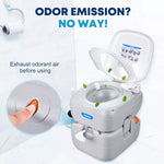 No odor camping commode toilet 58 gal