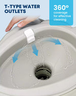 T-type water outlets camping portable toilet