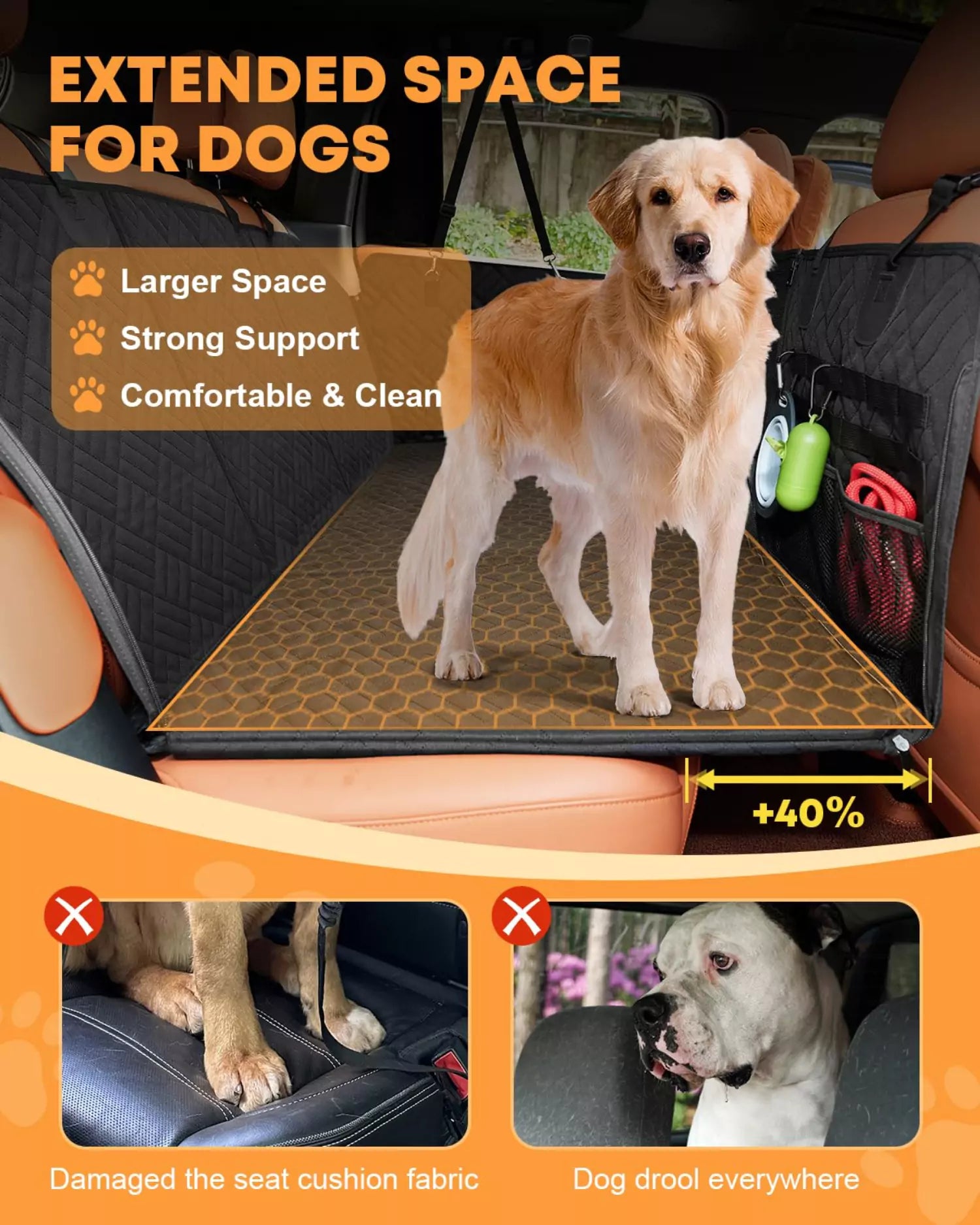 Extended space for dogs