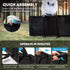 Quick assembly collapsible camping cot
