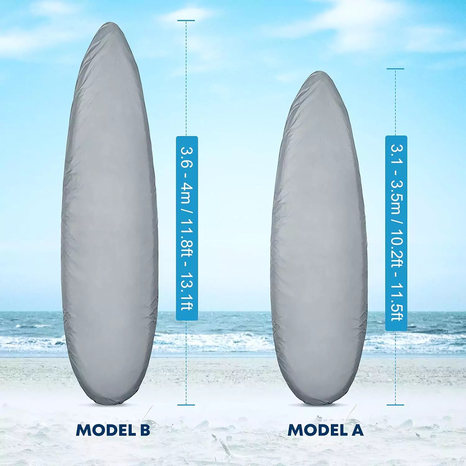 Kohree 10 ft kayak covers sizes