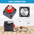 Disconnect switch battery operation