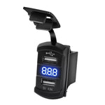 Dual 5v 4.8a usb rocker switch with voltmeter