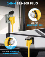 2 in 1 SS2-50R plug generator cable 50 amp