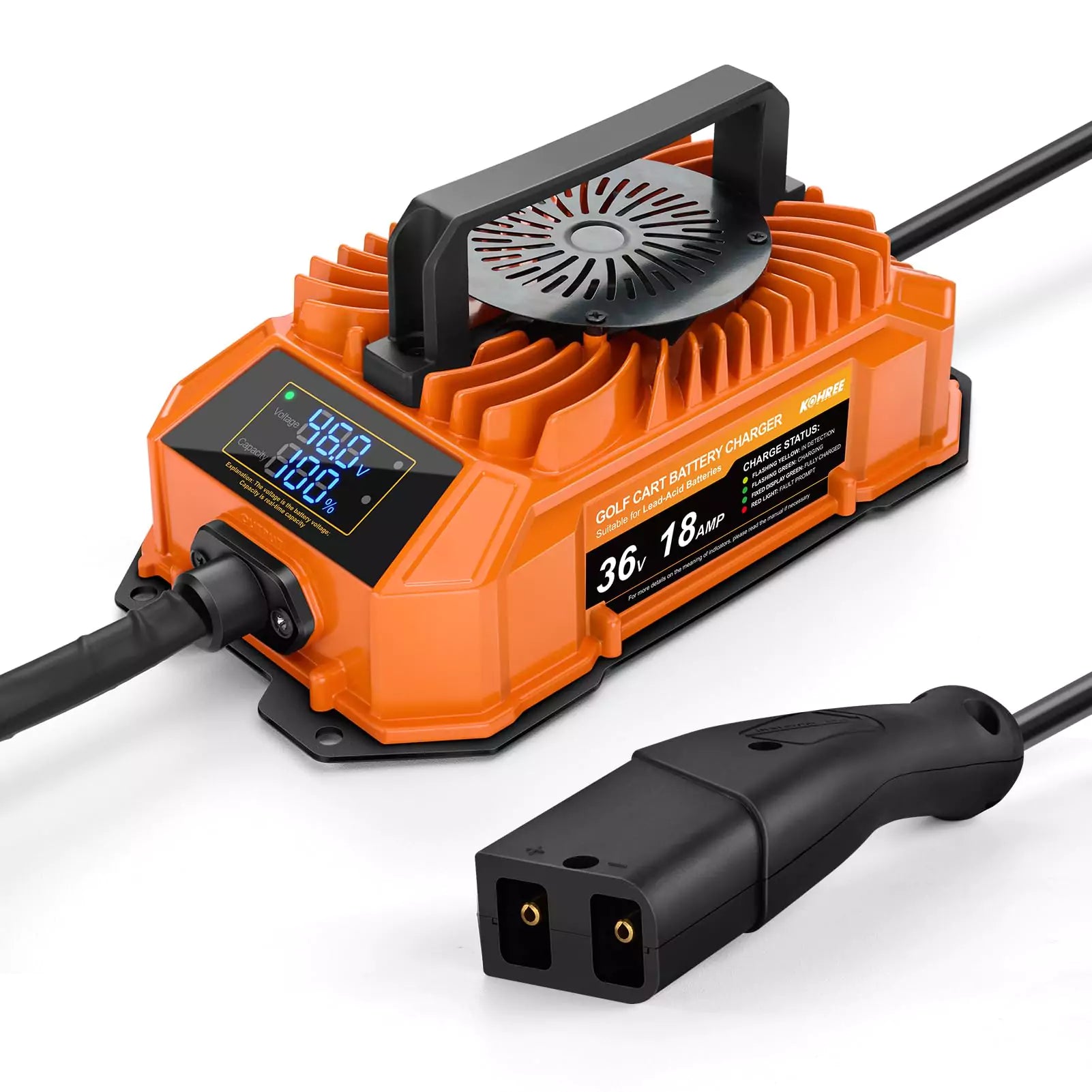 Golf cart battery charger for yamaha lead acid battery
