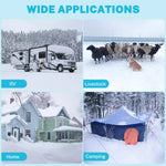 Wide applications of heated water hose for an rv