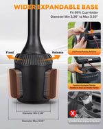 Kohree golf cart heater with wide expandable base