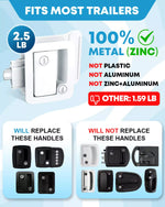 100% metal zinc security rv door lock fits most trailers