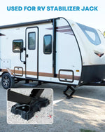 Jack pads for camper used for rv stabilizer jack