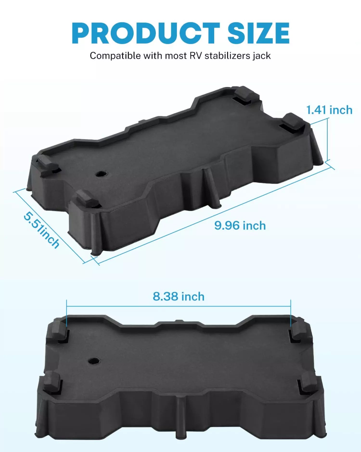 Kohree rv stabilizer jack pads sizes