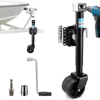 Kohree trailer jack with wheel black