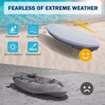 Fearless of extreme weather kayak cover 10 ft