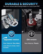 RV fingerprint keyless camper door lock comparison