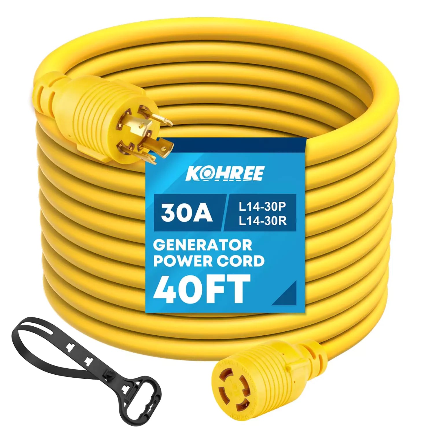 Kohree 40ft 30 Amp Generator Cord