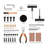 Kohree 98pcs tire repair kit product list