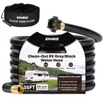 Kohree RV gray/black water hose with packaging 35 ft