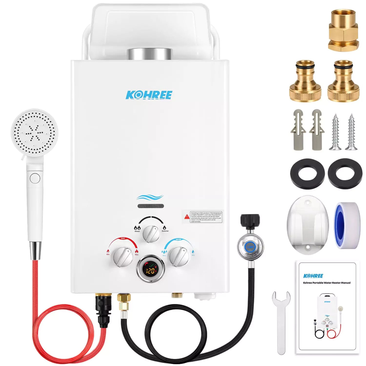 Kohree tankless water heater propane