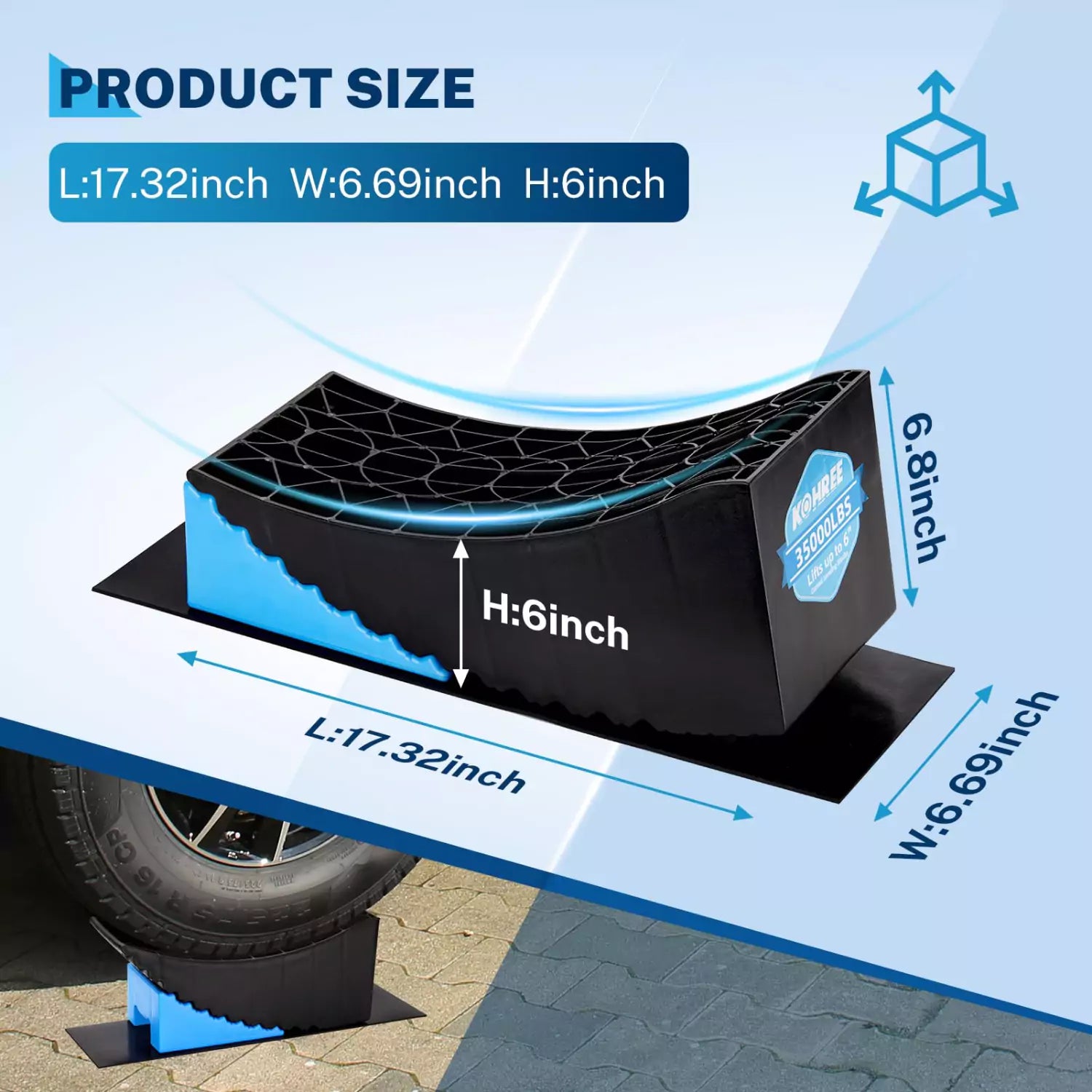 Leveling blocks 2 packs product size