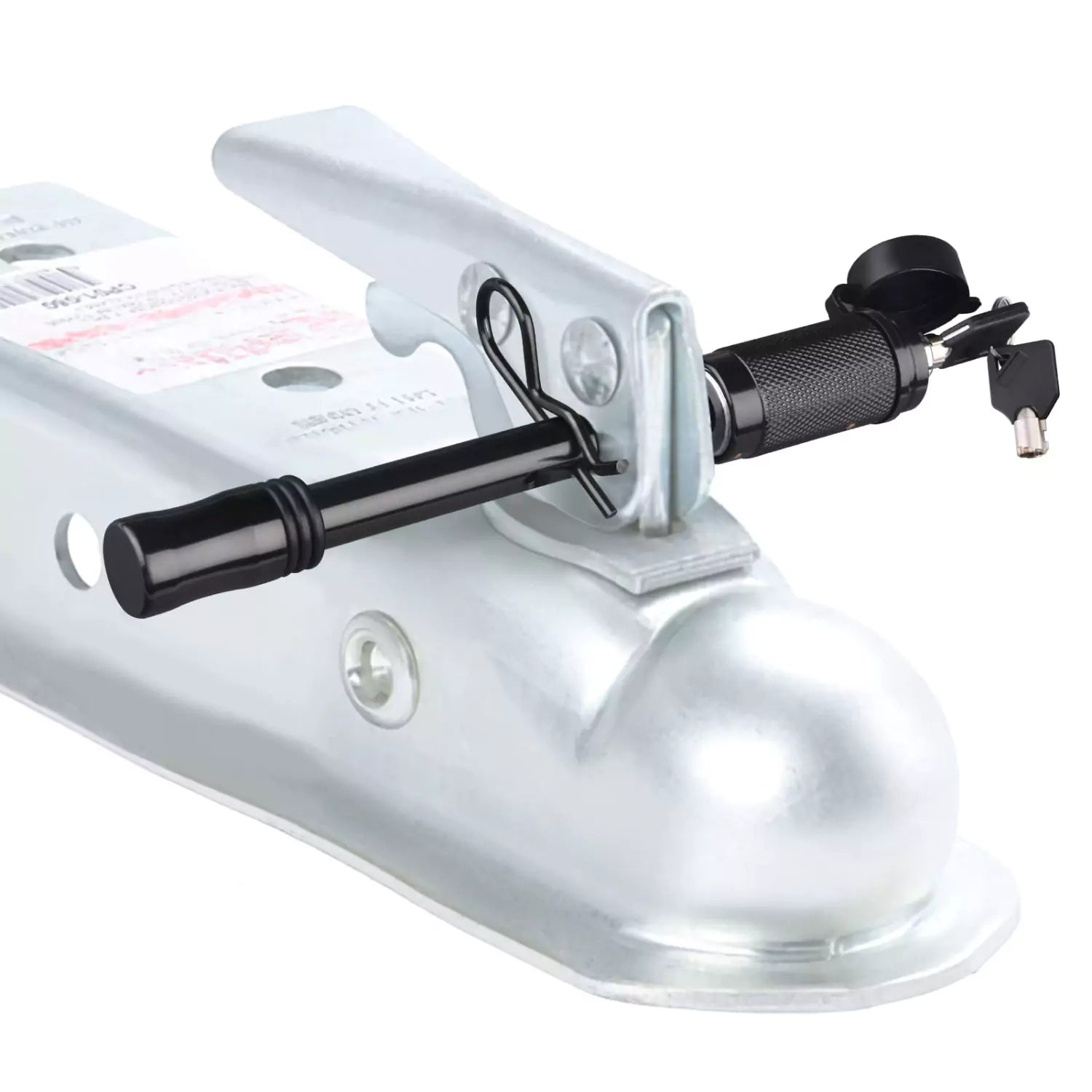 Locking receiver hitch for trailer hitch