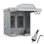 Kohree dual 20 amp drill bit outdoor electrical outlet box