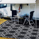 Outdoor rugs for campers black