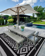 Gray black diamond outdoor rugs for porch
